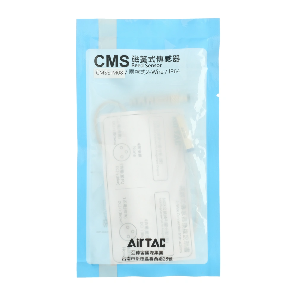 CMSE-M08 AirTAC - Датчик положения герконовый, НО, разъём M8 с каб. 0.5 м