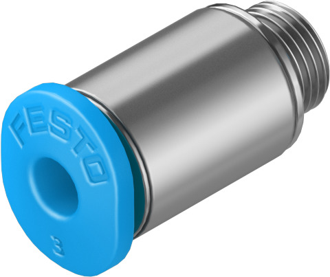 QSM-M5-3-I 153313 FESTO - Штуцер прямой с нар. резьбой цанговый M5-3 мм