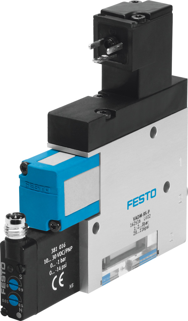 VADM-140-P 162518 FESTO - Вакуумный эжектор, сопло 1.4 мм, высокий вакуум, G1/4-G1/8