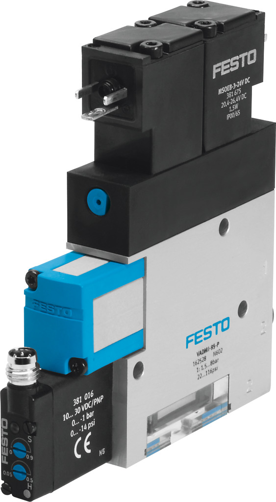 VADMI-300-P 162534 FESTO - Вакуумный эжектор, сопло 3 мм, высокий вакуум, G3/8-G1/4