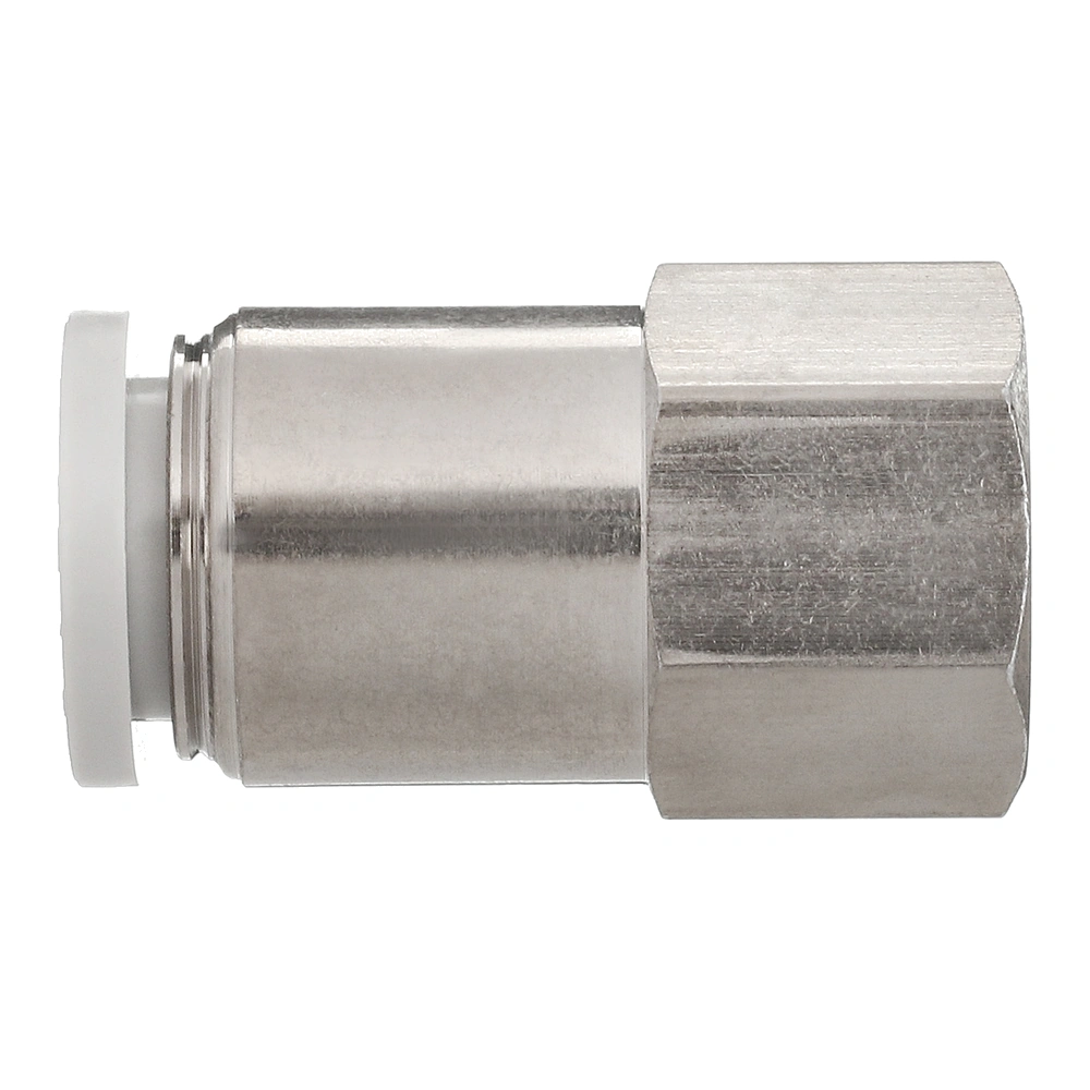 PCF1001 AirTAC — фитинг прямой с внутренней резьбой 1/8”, под трубку 10 мм
