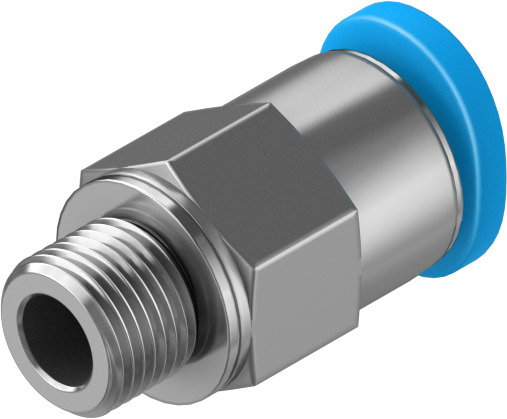 QSM-M5-4 153304 FESTO - Штуцер прямой с нар. резьбой цанговый M5-4 мм