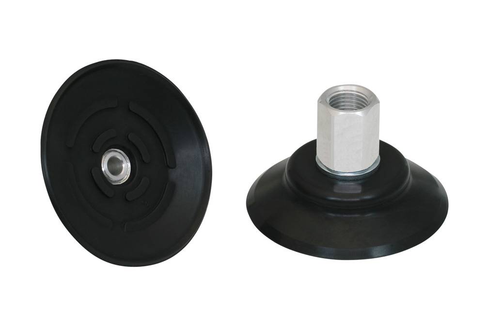 PFYN 60 FPM-65 G1/4-IG 10.01.01.00134 SCHMALZ - Присоска вакуумная круглая плоская, 60 мм, фторкаучук, G1/4