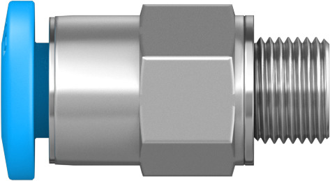 QSM-M5-4 153304 FESTO - Штуцер прямой с нар. резьбой цанговый M5-4 мм