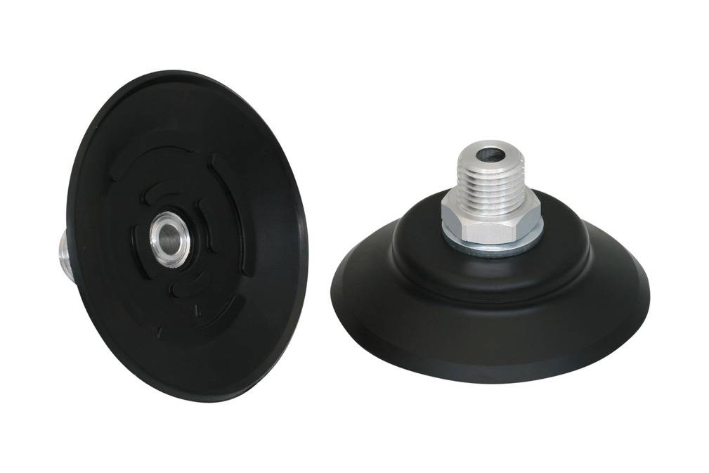 PFYN 60 FPM-65 G1/4-AG 10.01.01.00190 SCHMALZ - Присоска вакуумная круглая плоская, 60 мм, фторкаучук, G1/4