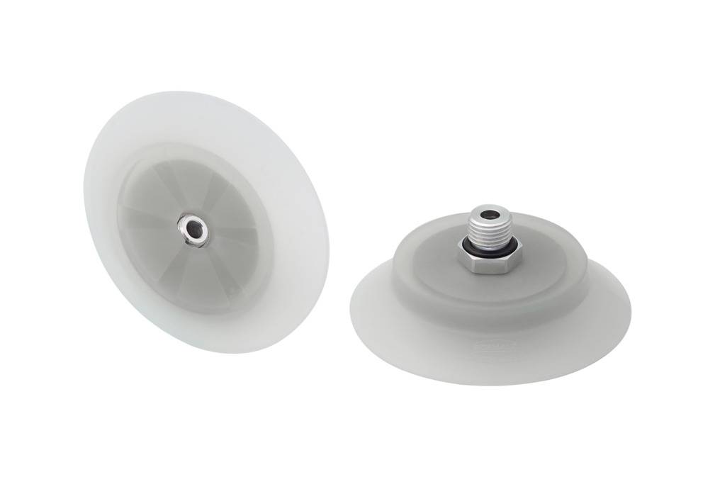 SUF 60 SI-55 G1/4-AG 10.01.01.14067 SCHMALZ - Присоска вакуумная круглая плоская, 60 мм, силикон, G1/4