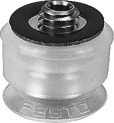 ESS-15-ES 189336 FESTO - Присоска вакуумная круглая сверхглубокая, 15 мм, силикон, M4