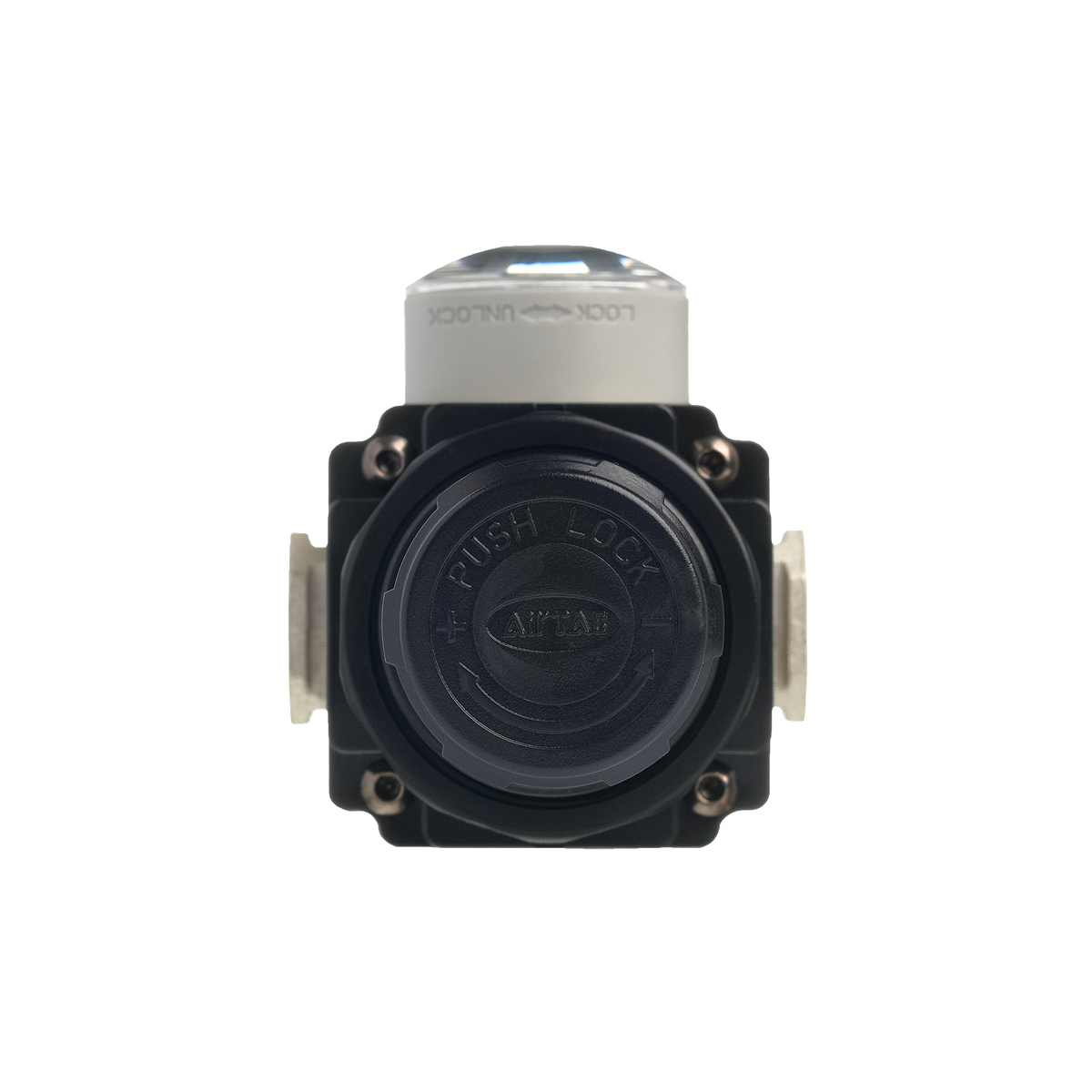 GAFR20008SG AirTAC - Фильтр-регулятор, G1/4, 9 бар, 40 мкм, полуавт. конд.-отвод