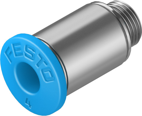 QSM-M5-4-I 153315 FESTO - Штуцер прямой с нар. резьбой цанговый M5-4 мм