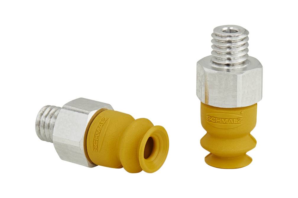 FSGA 6 NBR-ESD-55 M5-AG 10.01.06.04317 SCHMALZ - Присоска вакуумная сильфон 1.5 гофра, 6 мм, NBR диссип., M5