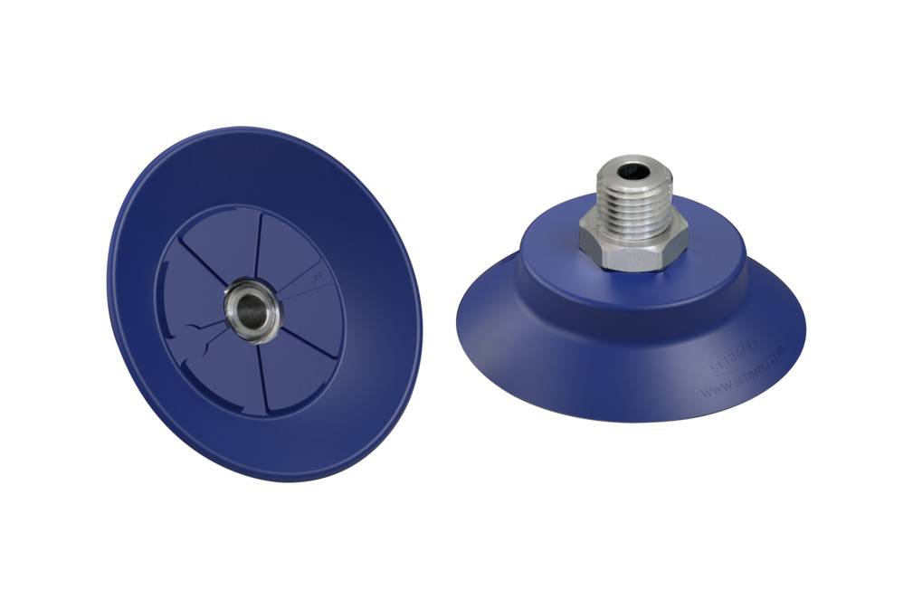 SUF 60 HT1-60 G1/4-AG 10.01.01.14077 SCHMALZ - Присоска вакуумная круглая плоская, 60 мм, высокотемп., G1/4
