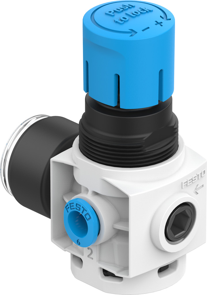 MS2-LR-QS6-D6-AR-BAR-B 8086638 FESTO - Регулятор давления, 6 мм, 7 бар