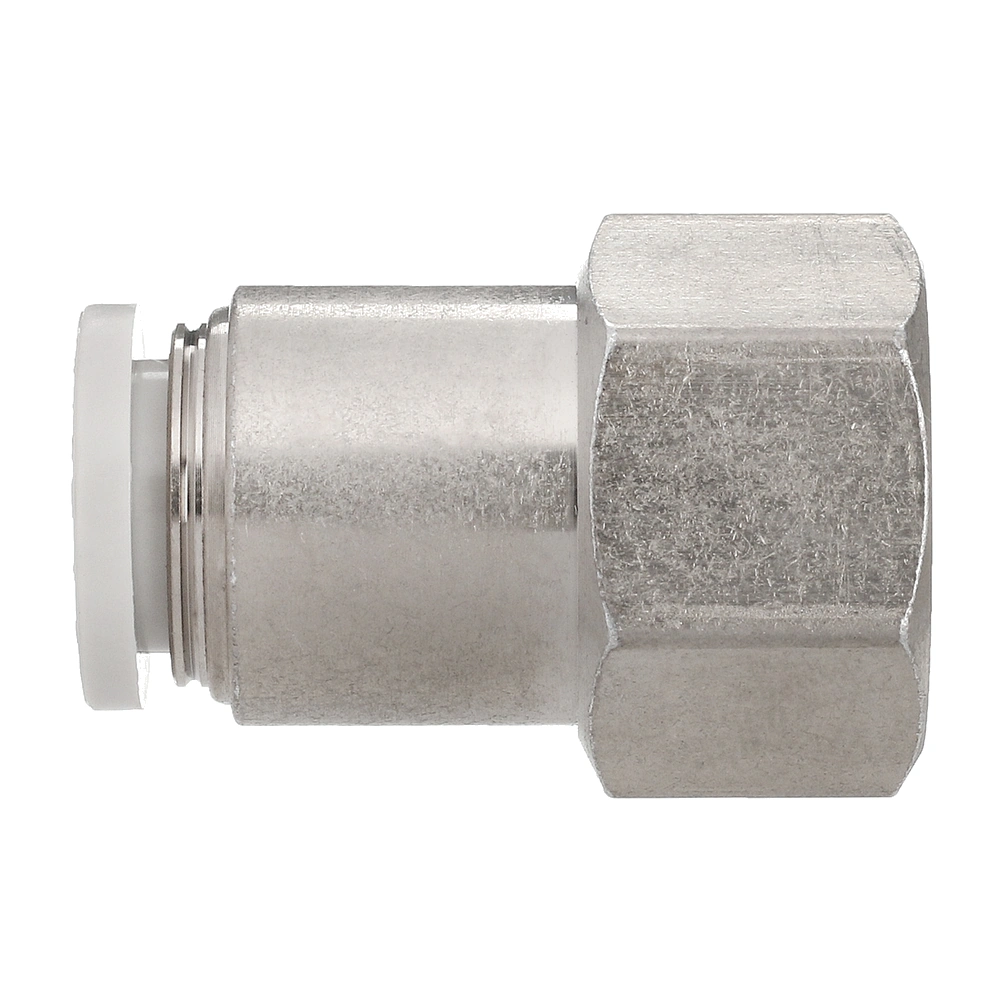 PCF1003 AirTAC — фитинг прямой с внутренней резьбой 3/8”, под трубку 10 мм