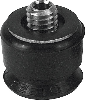 ESS-15-SNA 189293 FESTO - Присоска вакуумная круглая плоская, 15 мм, резина NBR антистатич., M4
