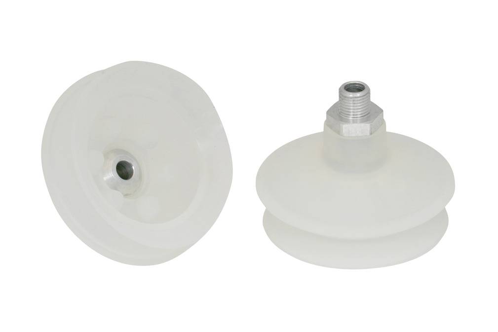FSGA 78 SI-55 G1/4-AG 10.01.06.00094 SCHMALZ - Присоска вакуумная сильфон 1.5 гофра, 78 мм, силикон, G1/4