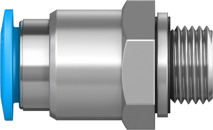 QS-G1/8-8 186098 FESTO - Штуцер прямой с нар. резьбой цанговый G1/8-8 мм