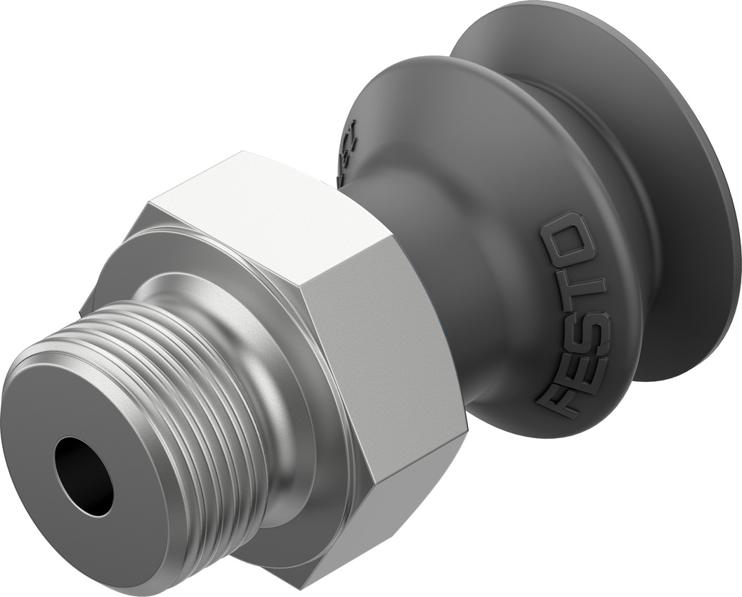 VASB-15-1/8-NBR 35411 FESTO - Присоска вакуумная круглая сильфон 1.5 гофра, 15 мм, резина NBR, G1/8