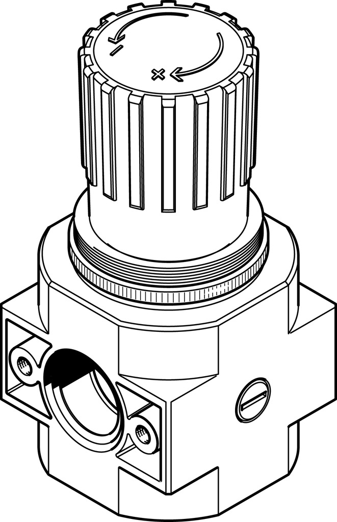 LR-D-MAXI 546436 FESTO - Регулятор давления, 12 бар