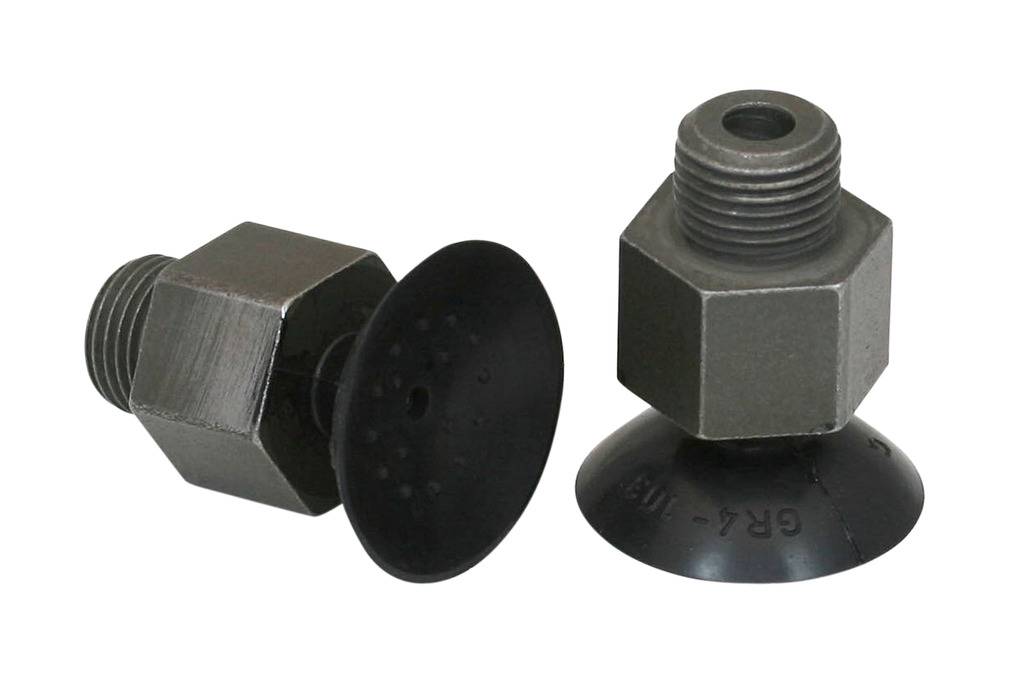 SGN 20 NBR-55 G1/8-AG 10.01.01.00201 SCHMALZ - Присоска вакуумная круглая плоская, 20 мм, резина NBR, G1/8
