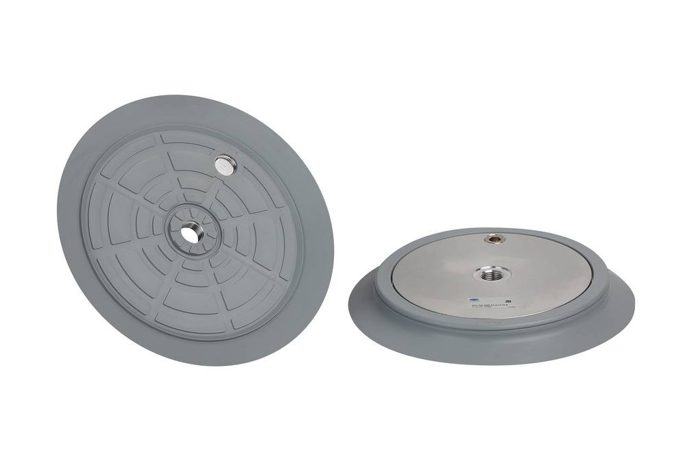 SPU 250 NBR-55 G1/2-IG B 10.01.01.10589 SCHMALZ - Присоска вакуумная круглая плоская, 250 мм, NBR, G1/2