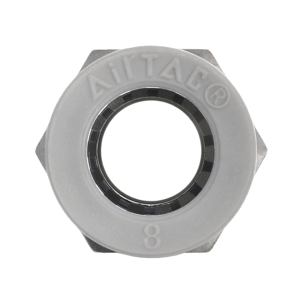 PCF801 AirTAC — фитинг прямой с внутренней резьбой 1/8”, под трубку 8 мм