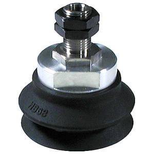 ZPT50HBN-A14 SMC - Присоска вакуумная круглая сильфон 1.5 гофра, 50 мм, резина NBR, M14x1