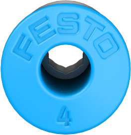 QSM-M5-4-I 153315 FESTO - Штуцер прямой с нар. резьбой цанговый M5-4 мм