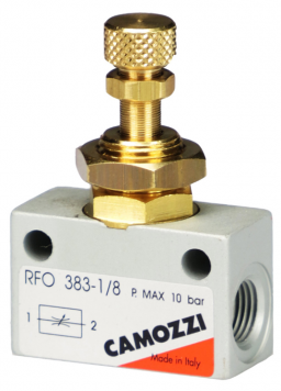 RFO 367-3/8 CAMOZZI - Дроссель без обратного клапана, G3/8