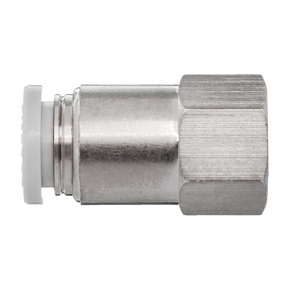 PCF801 AirTAC — фитинг прямой с внутренней резьбой 1/8”, под трубку 8 мм