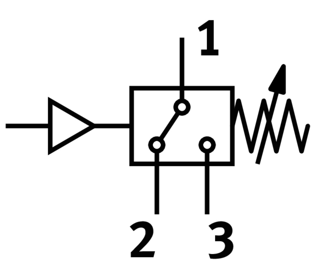 PEV-1/4-B 10773 FESTO - Реле давления 1÷12 бар, НО/НЗ, G1/4