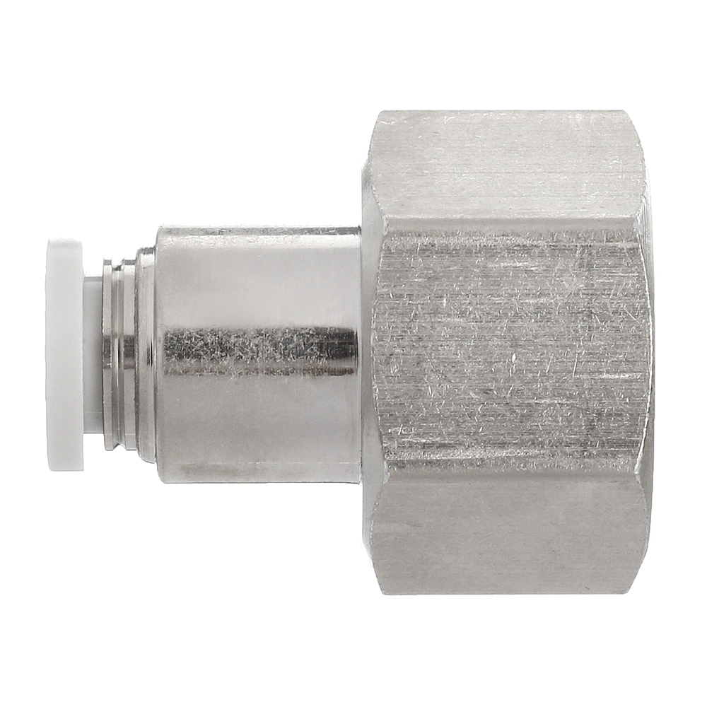 PCF603 AirTAC — фитинг прямой с внутренней резьбой 3/8”, под трубку 6 мм