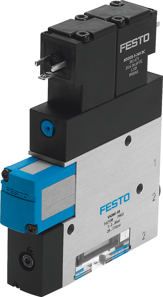 VADMI-200 162510 FESTO - Вакуумный эжектор, сопло 2 мм, высокий вакуум, G3/8-G1/4