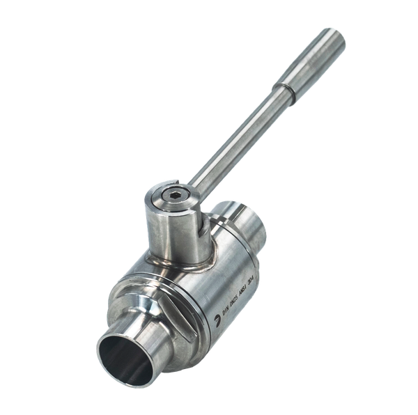 NK-BEDIN11851_25/4 - Кран шаровый приварной DIN11851 нерж., AISI304 DN25 (28мм), PN8