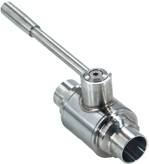 NK-BEDIN11851_25/4 - Кран шаровый приварной DIN11851 нерж., AISI304 DN25 (28мм), PN8