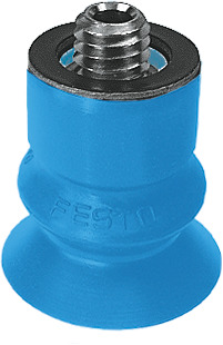 ESS-10-BU 189375 FESTO - Присоска вакуумная круглая сильфон 1.5 гофра, 10 мм, полиуретан, M4