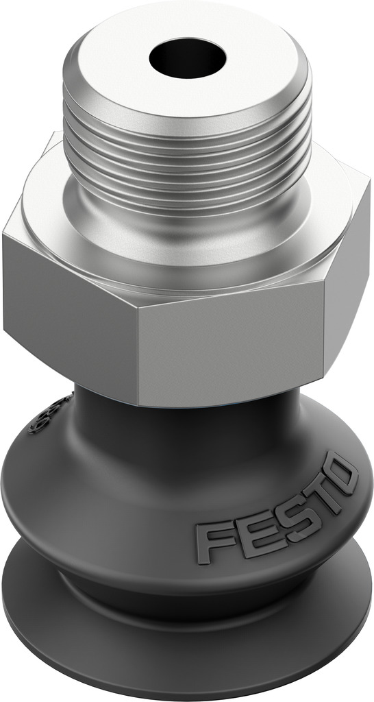 VASB-15-1/8-NBR 35411 FESTO - Присоска вакуумная круглая сильфон 1.5 гофра, 15 мм, резина NBR, G1/8
