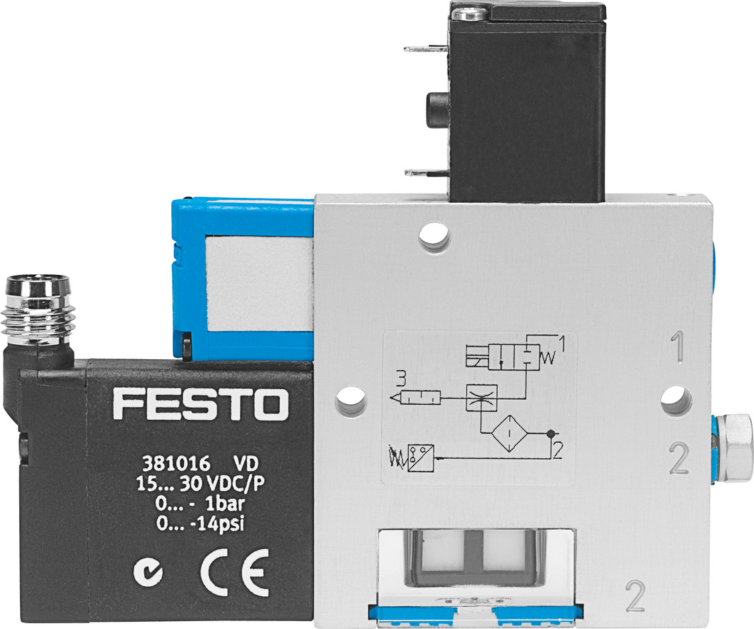 VADM-70-P 162514 FESTO - Вакуумный эжектор, сопло 0.7 мм, высокий вакуум, G1/8-M5