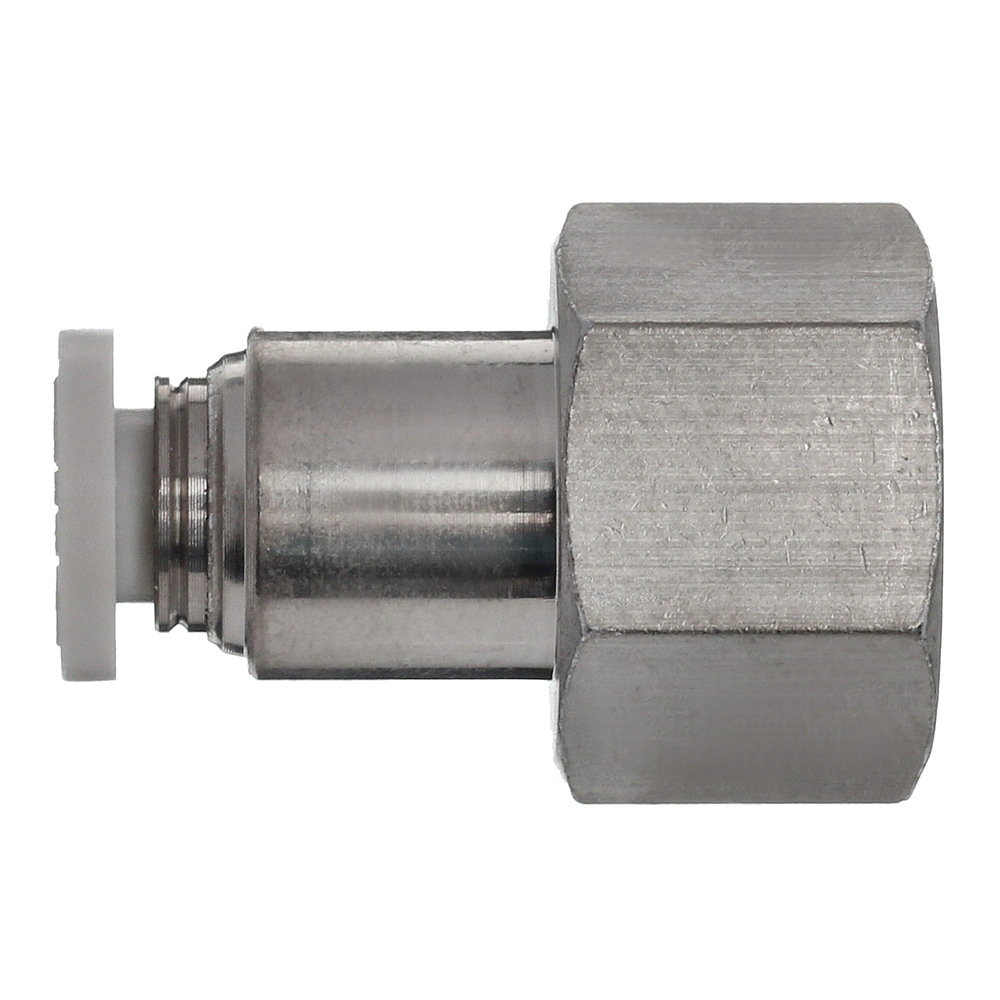 PCF401 AirTAC — фитинг прямой с внутренней резьбой 1/8”, под трубку 4 мм
