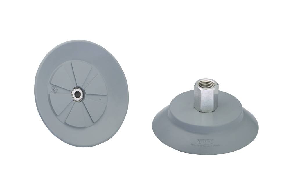 SUF 80 NBR-55 G1/4-IG 10.01.01.14064 SCHMALZ - Присоска вакуумная круглая плоская, 80 мм, резина NBR, G1/4
