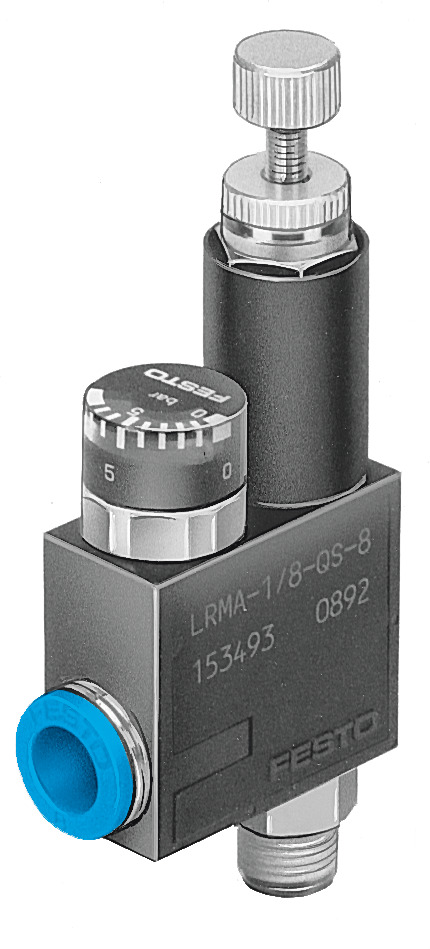 LRMA-1/8-QS-4 153489 FESTO - Регулятор давления, G1/8-4 мм, 8 бар