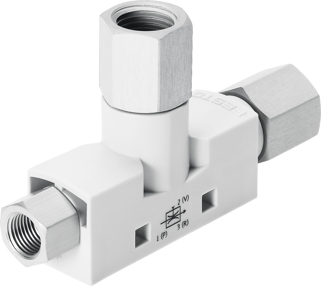 VN-14-L-T4-PI4-VI5-RI5 193585 FESTO - Вакуумный эжектор, сопло 1.4 мм, высокая скорость, G1/4-G1/8