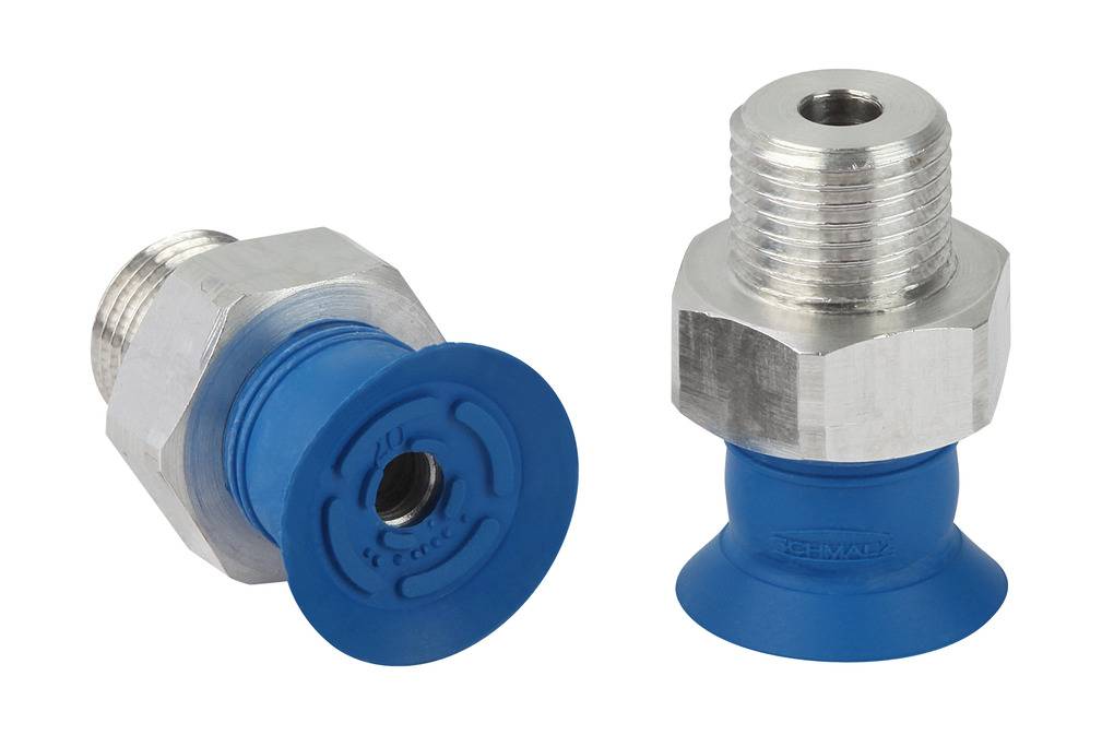 SGPN 15 HT1-60 G1/8-AG 10.01.01.12397 SCHMALZ - Присоска вакуумная круглая плоская, 15 мм, высокотемп., G1/8