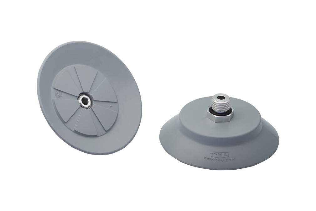 SUF 80 NBR-55 G1/4-AG 10.01.01.14059 SCHMALZ - Присоска вакуумная круглая плоская, 80 мм, резина NBR, G1/4