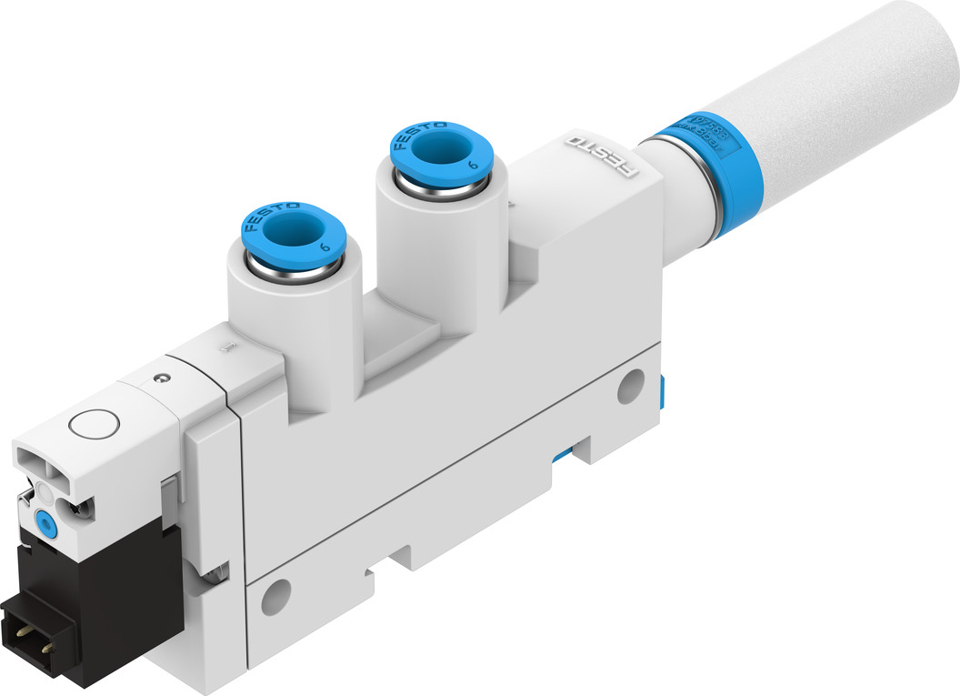 VN-10-L-T3-PQ2-VQ2-RO1-B 532641 FESTO - Вакуумный эжектор, сопло 0.95 мм, высокая скорость, 6 мм