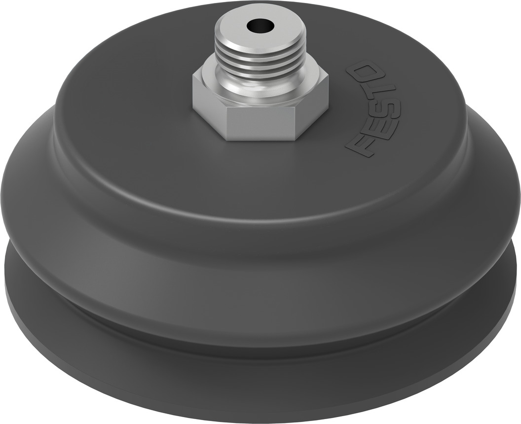 VASB-75-1/4-NBR 35415 FESTO - Присоска вакуумная круглая сильфон 1.5 гофра, 75 мм, резина NBR, G1/4