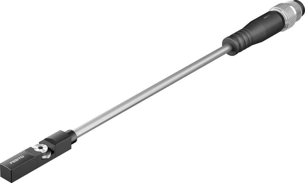 CRSMT-8M-PS-24V-K-0,3-M8D 574383 FESTO - Датчик положения, НО PNP, разъём M8 с каб. 0.3 м, Ex nA