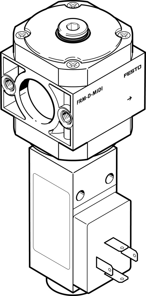 FRM-Y-D-MAXI 542186 FESTO - Ответвитель с реле давления, G3/4-G1/4, 2 выхода