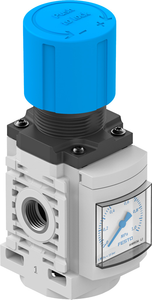 MS4-LR-1/4-D6-AG-MPA-B 8099359 FESTO - Регулятор давления, G1/4, 7 бар