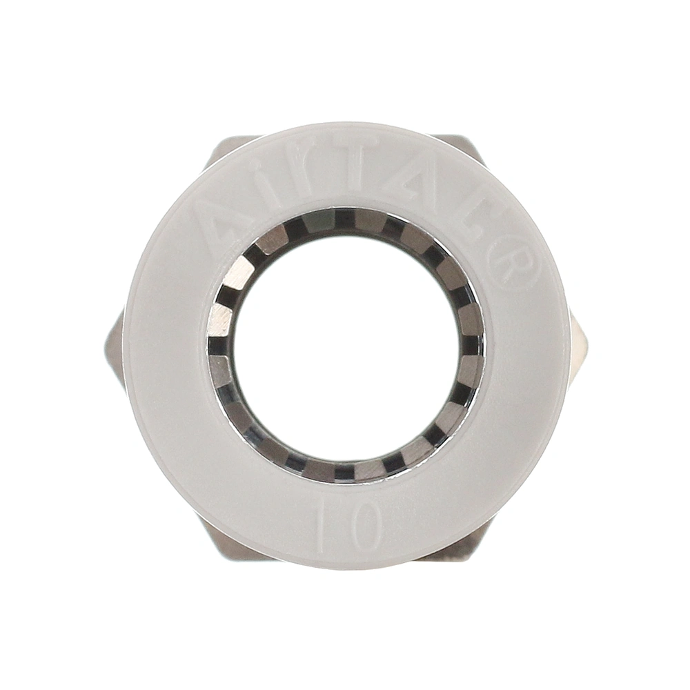 PCF1001 AirTAC — фитинг прямой с внутренней резьбой 1/8”, под трубку 10 мм