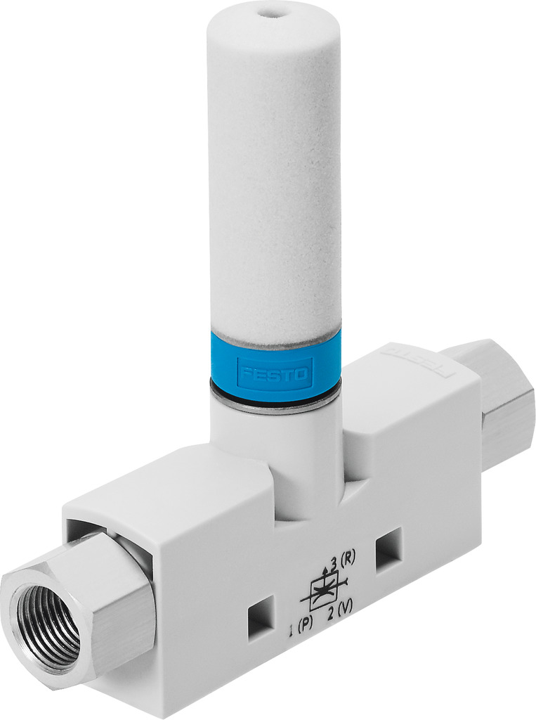 VN-05-N-T3-PI4-VI4-RO1 193631 FESTO - Вакуумный эжектор, сопло 0.45 мм, высокая скорость, G1/8
